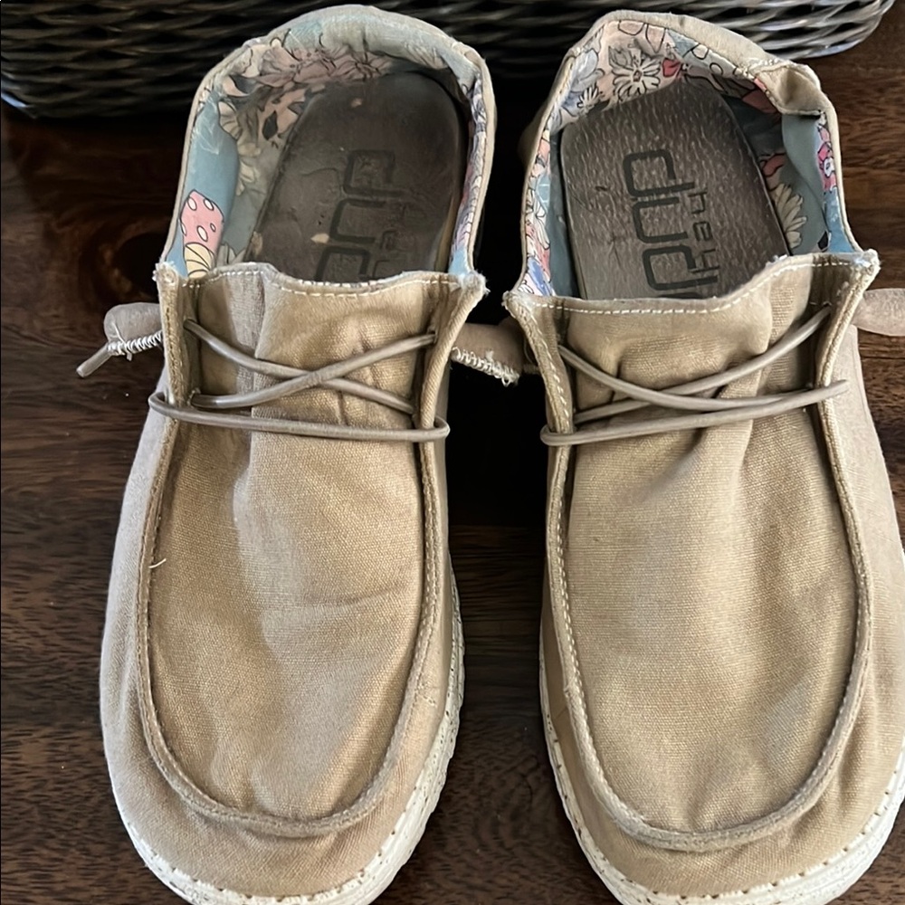 Hey Dude Tan Women's Sneakers